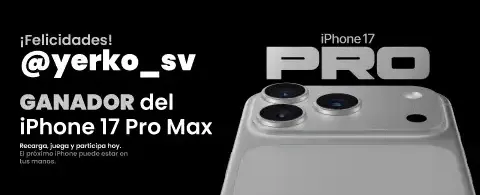 ¡Gana un iPhone 17 Pro Max! 📱